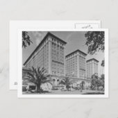 Los Angeles, CA Uitzicht van Biltmore Hotel en Str Briefkaart (Voorkant / Achterkant)