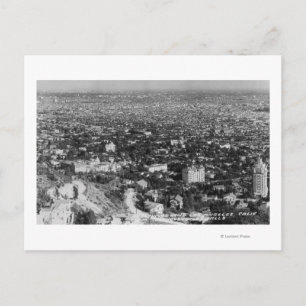 Los Angeles, CA Uitzicht van Hollywood Hills Briefkaart