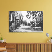 Los Angeles, CA Uitzicht van Olvera Street Canvas Afdruk (Insitu (Woonkamer))