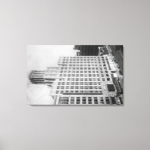 Los Angeles, CA United Artists Theater Canvas Afdruk
