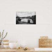 Los Angeles, CA West Lake Park City Uitzicht Poster (Keuken)