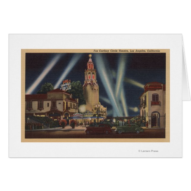 Los Angeles, CAFox Carthay Circle Theatre View (Devant horizontal)