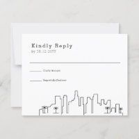Los Angeles, Cali Mariage | Stylisé Skyline RSVP