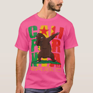 Los Angeles Californa Beer Retro Flag T-shirt