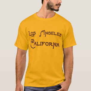 Los Angeles California Art Deco Logo T-shirt