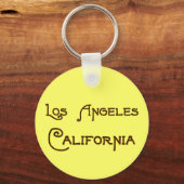 Los Angeles California Art Deco Sleutelhanger (Voorkant)