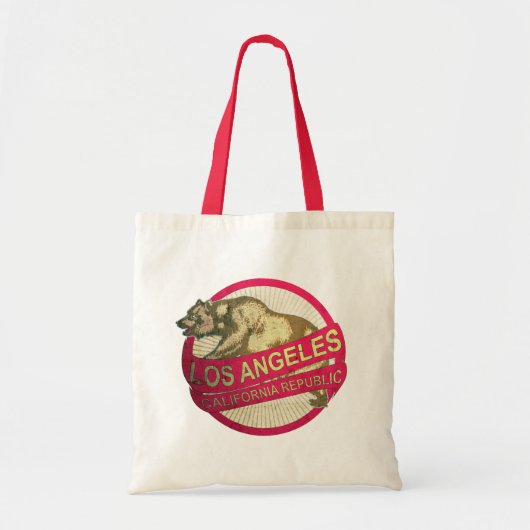 Los Angeles California  beer canvas tas (Voorkant)