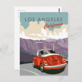 Los Angeles California Briefkaart (Voorkant / Achterkant)