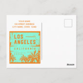 Los Angeles California Briefkaart (Achterkant)