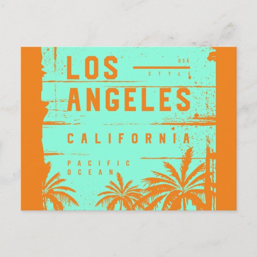 Los Angeles California Briefkaart (Voorkant)