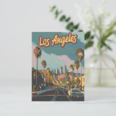 Los Angeles California Briefkaart (Staand voorkant)