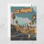 Los Angeles California Briefkaart (Voorkant / Achterkant)