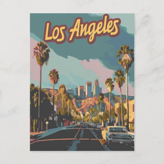 Los Angeles California Briefkaart (Voorkant)