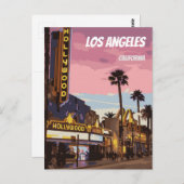 Los Angeles California Briefkaart (Voorkant / Achterkant)