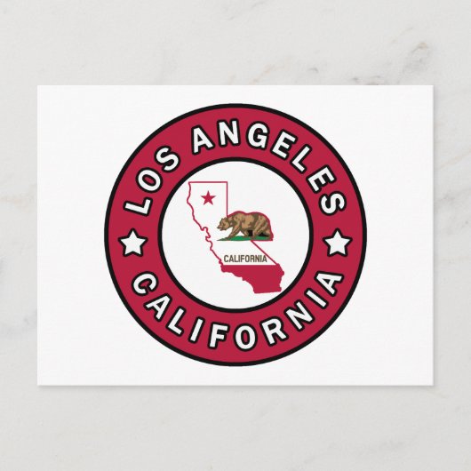 Los Angeles California Briefkaart (Voorkant)