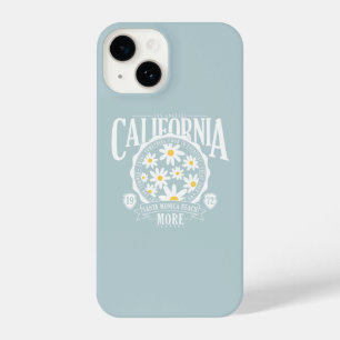 Los Angeles California Floral Graphic iPhone 14 Hoesje