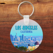 Los Angeles California Griffith Observatory Sleutelhanger (Voorkant)