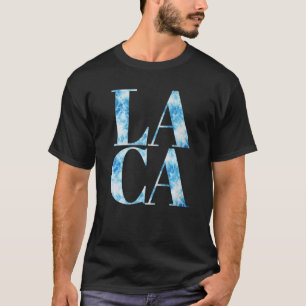 Los Angeles California LA CA Souvenirs Blauw Wit T-shirt