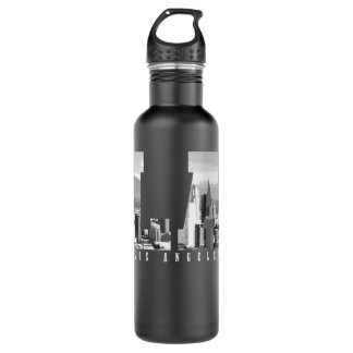 Los Angeles California LA Skyline Pride Black Whit Waterfles