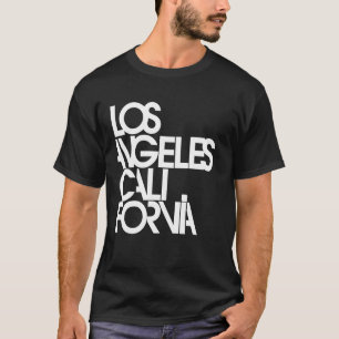 Los Angeles California Moderne Typografie T-shirt