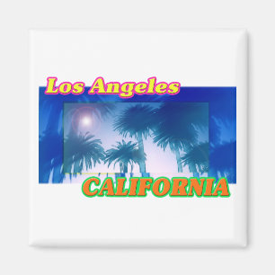 "Los Angeles CALIFORNIA" Palm Trees Magnet Magneet