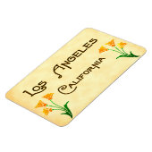 Los Angeles California Poppies Magnet (Côté Gauche)