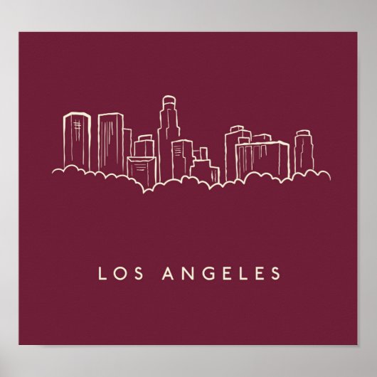 Los Angeles California Poster (Voorkant)