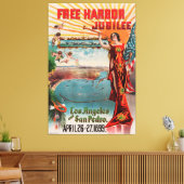  Los Angeles California Poster Canv Canvas Afdruk (Insitu (Woonkamer))