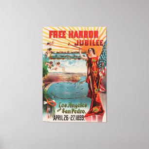 Los Angeles California Poster Canv Canvas Afdruk