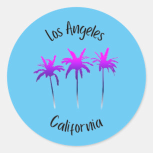 Los Angeles California Ronde Sticker