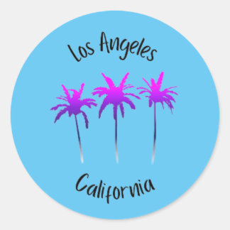 Los Angeles California Ronde Sticker