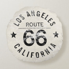 Los Angeles California Route 66 Rond Kussen
