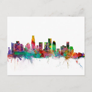 Los Angeles California Skyline Briefkaart