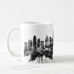 Los Angeles California Skyline BW Koffiemok