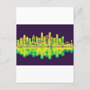 Los Angeles California Skyline Feestdagenkaart