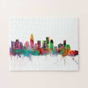 Los Angeles California Skyline Legpuzzel