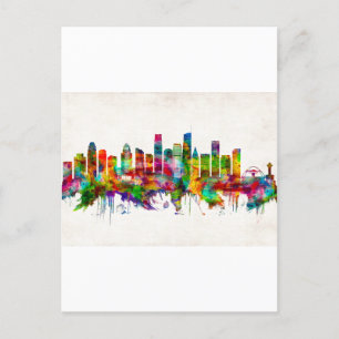Los Angeles California Skyline Uitnodiging Briefkaart