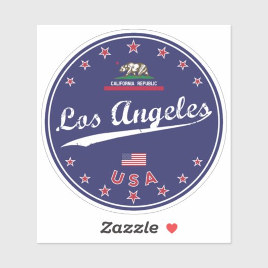 Los Angeles California Sticker (Vel)
