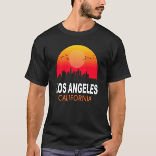 Los Angeles California Sunset Retro City S T-shirt