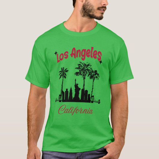 Los Angeles California T-shirt (Voorkant)