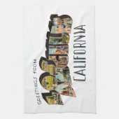 Los Angeles California Theedoek (Verticaal)