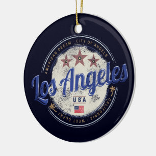Los Angeles California, Verenigde Staten westkust Keramisch Ornament