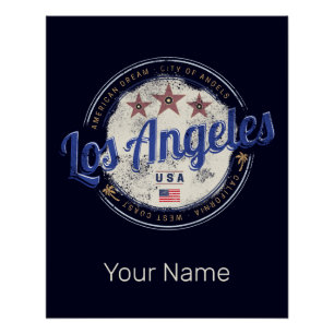 Los Angeles California, Verenigde Staten westkust Perfect Poster