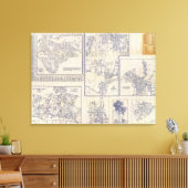 Los Angeles, Californië 2 Canvas Afdruk (Insitu (Woonkamer))