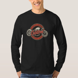 LOS ANGELES CALIFORNIE AANGEPASTE MOTORFIETS GARAG T-SHIRT