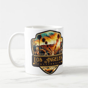 Los Angeles, Californië Antiek Koffiemok
