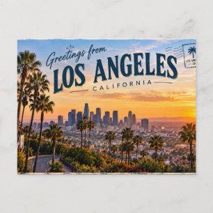 Los Angeles Californië Briefkaart