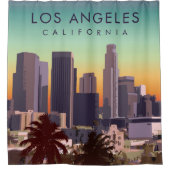 Los Angeles, Californië Douchegordijn (Voorkant)