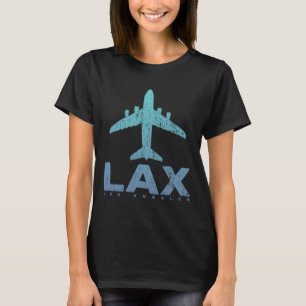 Los Angeles Californië Lax Luchthavencode La Vakan T-shirt
