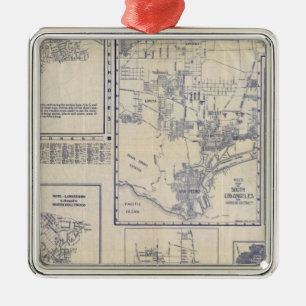 Los Angeles, Californië Metalen Ornament